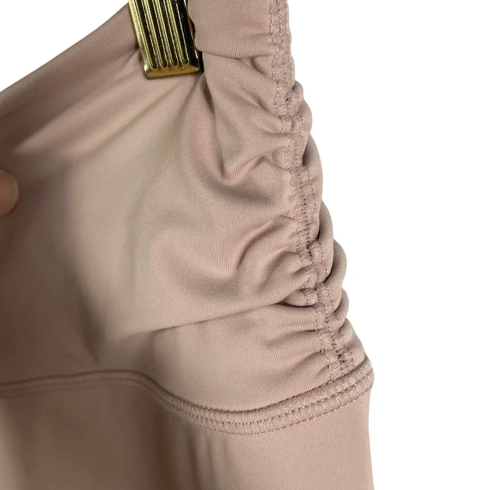 Ododos Crossover Waist Leggings – Size M‎ – Pink Nude – High Rise Yoga Pants